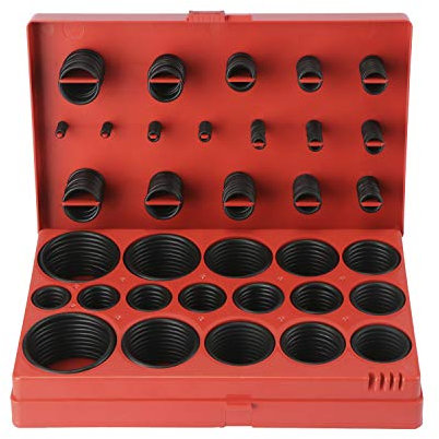 OCGIG 419 PCS O-Ring Assortment Set Metric Kit Universal Rubber O Ring Gasket Automotive Seal