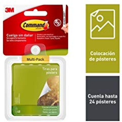 Command 17024VP Confezione Strisce per Poster, Bianco