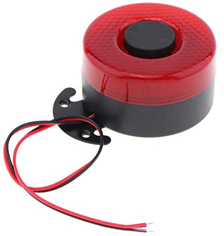 DriSentri Allarme di retromarcia per auto, 12V / 24V 105dB Allarme di retromarcia universale per auto Avvisatore acustico di retromarcia con luce