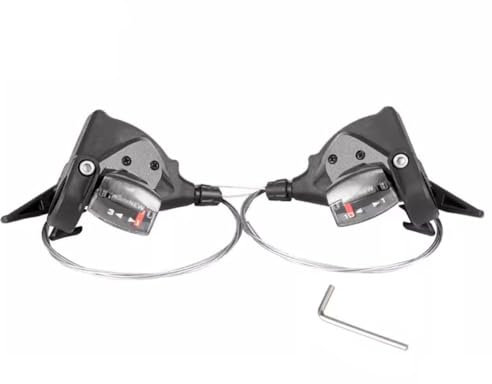 MIRODO Fahrrad-Schalthebel 3X10/3X11/3X12 Gang-Fahrrad-Schalthebel-Set Daumen-Schalthebel Mit Ganganzeige Und Bremskabel Für MTB-Rennräder,Falträder (Size : 3x10S)