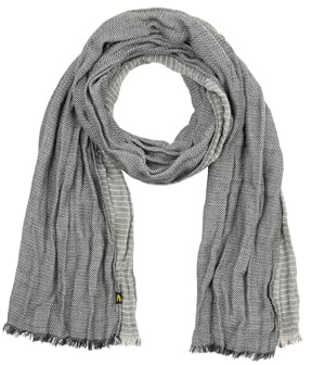 camel active Herren Schal aus reiner Baumwolle Navyblau, menswear-OS