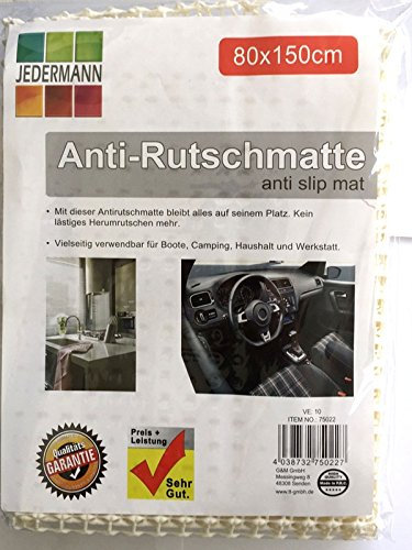HAC24 2 x halkskydd mattunderlägg 80 x 150 universellt halkskydd matta självhäftande galler