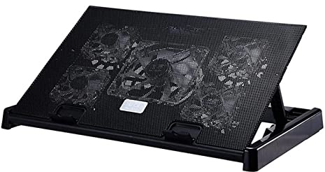 Laptop Kylare Laptopstativ Laptopkylare Kylplatta 2 USB-portar Och Fem Kylare För 15,6 Justerbart Stativ 17 Tums Fläkthastighet För Bärbar Dator Stativ För Bärbar Dator