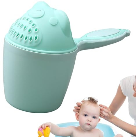 Baby Haarwaschbecher, Badebecher Zum Ausspülen Der Haare, Baby-Badespülbecher, Bär-Shampoo-Becher, Cartoon-Baby-Spülbecher, Baby-Haarwaschbecher, Augenschutz, Niedlicher Tierbecher Für Kinder
