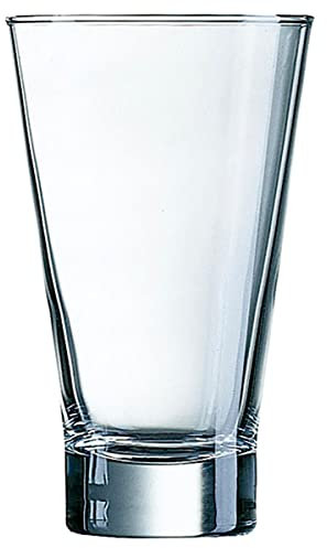 Arcoroc Vasos Altos Vidrio, 22 cl, 12 unidades