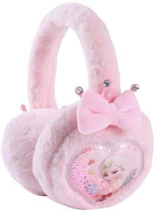 FEIFEI'S BOW Kids Boy Girl Earmuffs Winter Fleece Thermal Outdoor Warm Plush Ear Warmer (Pink)