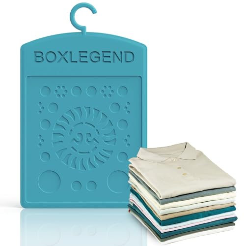 BoxLegend Planche de pliage de vêtements élargie avec crochet et planche pliante durable pour t-shirt