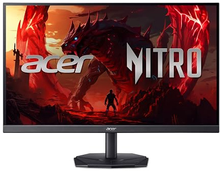 acer Nitro KG272 X1, Monitor Gaming 27 IPS Full HD 200 Hz (1920x1080, 16:9, 250 Nits, Tiempo de Respuesta 0,5ms, FreeSync Premium, 2xHDMI /1xDP 1.2) Monitor PC Gaming, Negro