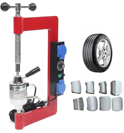 Macchina portatile di vulcanizzazione delle ruote a temperatura costante, vulcanizzatore automatico a 500W di pneumatici, per automobili, suv, motocicli e altro.
