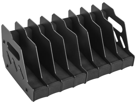 MiOYOOW Pistol Rack, EVA Foam Gun Holder Portable Handgun Rack Stand with Screwdriver Flexible Organizer for Most Pistols 4/6/8 Slots