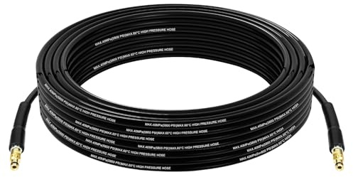 BONAVCY 10M/32Ft High Pressure Washer Hose for Karcher K Series, High Pressure Washer Replacement Hose with Click Type Plug for Kärcher K2, K3, K4, K5, K7