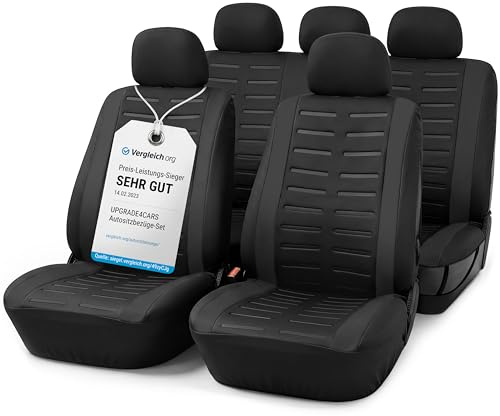 upgrade4cars Housses de Siège Voiture Set Universel Version 2026 | Housses Avant et Arrière | Accessoires Intérieur Auto Décoration