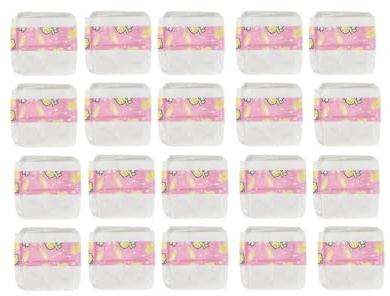 Confezione da 20 pannolini per bambole, accessori per bambole da 35,5 a 45,7 cm, riutilizzabili