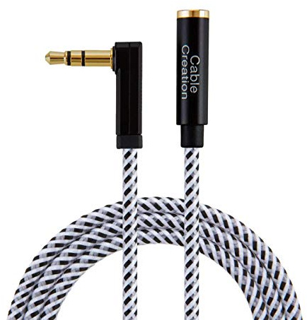 CableCreation 3.5mm Audio Extension Cable 3FT/0.9M, Male to Female Aux Stereo Jack for Phones, Headphones, Speakers, Tablets, PCs, MP3 Players and More