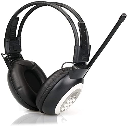 Retekess TR101 FM Radio Headphones, Headset for Mowing, Walking, Riding, Powered by AA Battery
