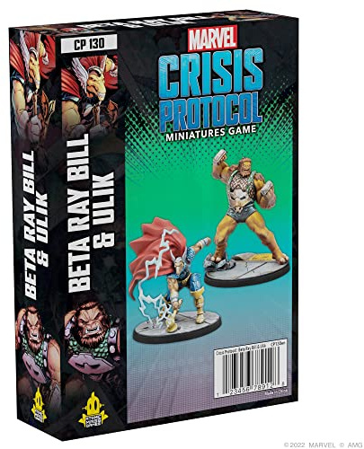 Atomic Mass Games | Marvel Crisis Protocol: Beta Ray Bill & Ulik | Miniatures Card Game | Ages 14+ | 2 Players | 90 Minutes Playing Time