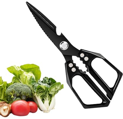 Tijeras De Cocina Para Alimentos, Tijeras De Corte De Carne De Acero Inoxidable, Resistentes Multiusos Para Cortar Pollo Pescado Verduras Y Preparación De Mariscos En Restaurantes Y Hogar