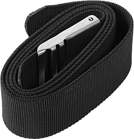 BOROCO Buceo Cinturón de pesas para buceo Cinturón de cintura Hebilla de acero inoxidable de liberación rápida Ajustable Durable Material de PP de acero inoxidable 304 para buceo B