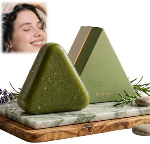 Hair Soap - Scalp Improve Bar for Healthy Hair Growth, Unisex | Anti-Hair Loss, Moisturising & Oil Control, Natural Triangular Shampoo Bar, Anti-Dandruff, Gentle Formula