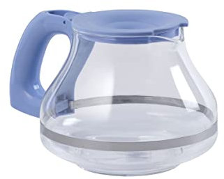 Fackelmann Verseuse cafetière Philips : 502, Verre, Lilas, 16 x 16,3 x 12,7 cm Transparent
