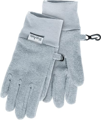 Playshoes unisex fingerhandske fleece, GRÅ, 6 (ca. 12-16 Jahre)