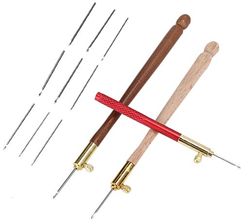 Tambour Hook Ambour Stickerei, Küchenwerkzeug, Hook Punch Stickerei, Beading Needle Tools Häkelwerkzeug für Anfängerinnen