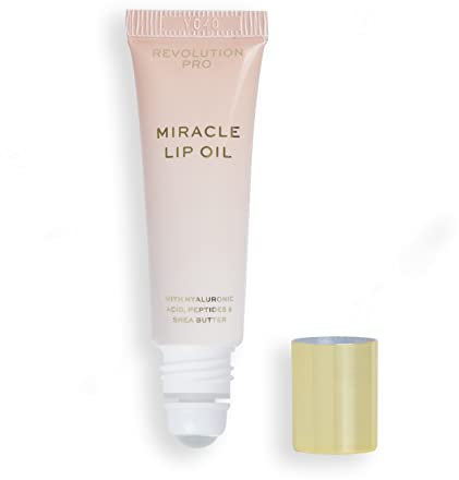 Revolution Pro, Miracle Lip Oil, feuchtigkeitsspendendes Supercharged Serum, lang anhaltender Hochglanz, Rosenduft, 8ml