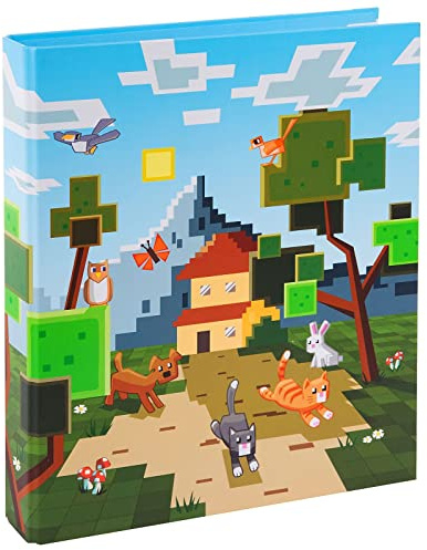 goldbuch My Game 37 124 Ring Binder, Folder Dimensions 26 x 32 x 4 cm, Art Print Cover, Stapler with 2-Ring Mechanism, Ring Binder Format DIN A4, Motif My Game, for Boys and Girls