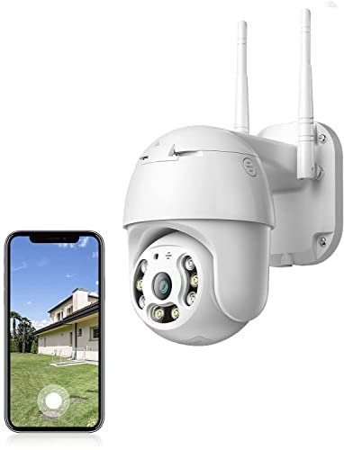 Telecamera IP CAM Motorizzata Per Esterno IP66 WI-FI FULL HD 1080P Wireless PTZ Fotocamera Intelligente Camera Dome Videosorveglianza Apllicazione Per IOS/ANDROID ICSEE Microfono Casse Audio