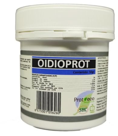 OIDIOPROT de Prot-eco - Tu solución eficaz contra el oidio en plantas, garantizando cultivos sanos y productivos. Curativo y Preventivo. Apto para todos los cultivos.