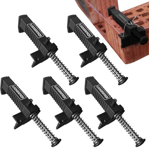 Strumenti per la posa di mattoni - Runner per mattoni - Strumento di misurazione per ingegneria Morsetti per rivestimento in mattoni Morsetti per filo metallico per linea di mattoni