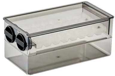 YuWangg Eiswürfelbehälter Mit Deckel Und Behälter,Wiederverwendbare Eiswürfelform,Behälter Eiswürfelschale Gefrierschrank Eiswürfelbereiter,Für Liebhaber von Eisgetränken