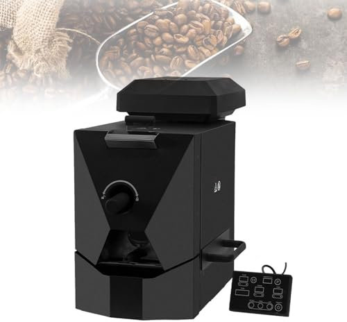 BDJSN 1000W Professional Coffee Bean Roaster, 350-400g Electric Coffee Bean Roasting Machine With Smart Controller, Smoke Filter, for Cafes, Offices, Hotels, Conference Rooms