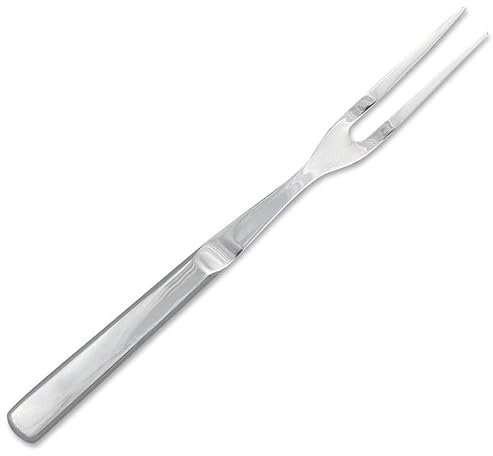 Stainless Steel Meat Carving Fork 30 cm – Heavy-Duty BBQ Fork for Roasts, Steaks, Grilling, and Kitchen Use – Sharp Tines, Ergonomic Handle, Durable & Rust-Resistant