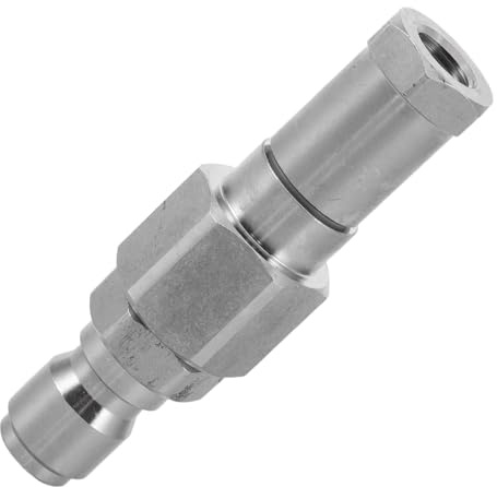 TOYZFRIENDY Raccordo a Innesto Rapido in Acciaio Inox M10X1 a 3/8 per Tubo da Giardino Adattatore per Idropulitrice ad Alta Pressione Connettore Anti-Perdita Compatibile per Lavaggio Auto e