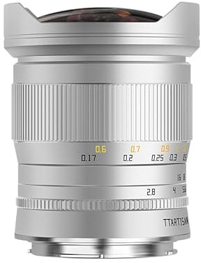 TTARTISAN 11 mm F2.8 Fish Eye Silver Z Lens, Full Frame Ultra-Wide Manual Lens for Nikon-Z Mount Z6 Z7 Z5 Z6II Z7II Z9 Z8 ZF (Z-Mount)