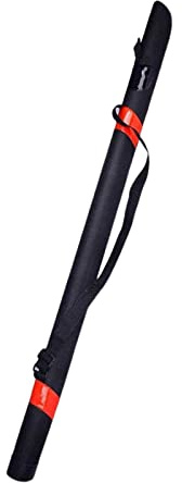 Ysyqkn Bolsa de Transporte para Cañas de Pescar Funda Tubo Organizador Protector de Lona Esterior Plegable con Acceso Rápido Adecuada para Viajes Pesca, 125cm