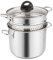 Barazzoni Cuoci e Vedi, Cuocipasta con Coperchio, ø22cm, capacità 6Lt, Acciaio inox 18/10. Made in Italy.