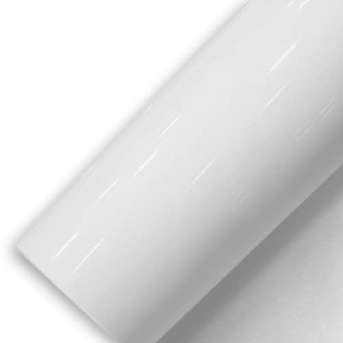 Könighaus (6,51€/m2) Weiß Glanz Autofolie 100 x 152 cm blasenfrei mit Anleitung