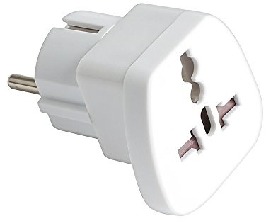 Hahnel EU Visitor Adapter - Ideal For All Foreigners Visiting Europe