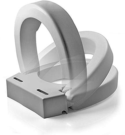 DMI Hinged Elevated Toilet Seat