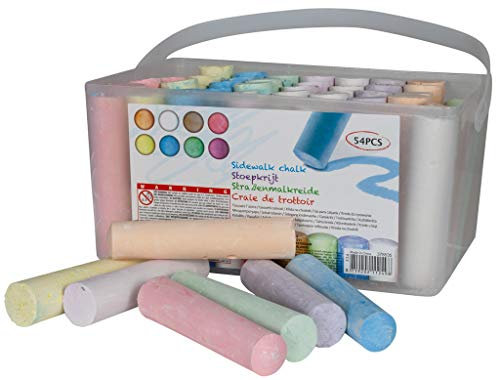 Jumbo Bürgersteig Kreide, 54-teilig.