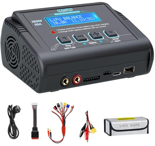 Haisito C150 Chargeur LiPo 150W 10A AC/DC Chargeur Balance RC Déchargeur pour LiPo Li-ion LiFe LiHV NiMH NiCD PB
