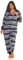 Damen Jumpsuit Overall Schlafanzug Norweger-Look, Overall mit Kapuze - 291 267 97 959, Farbe:Marine, Größe2:40/42