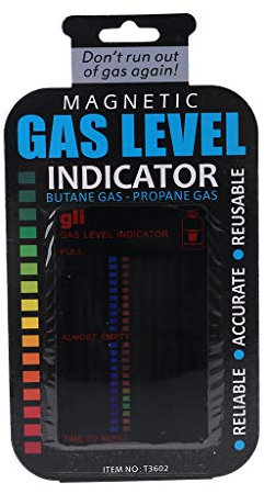 guangzhou Pratico propano Butano GPL Carburante Indicatore di Livello del Serbatoio Bombola Magnetica Bombola della Temperatura del Gas Nero