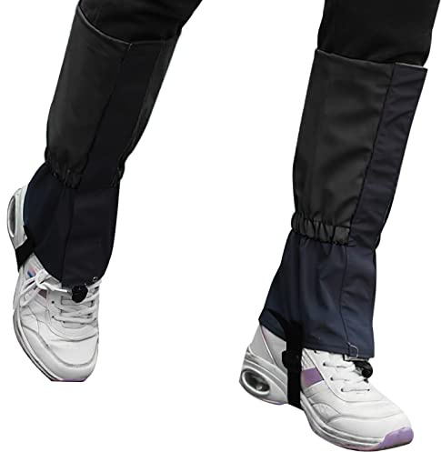 ITODA Children Hiking Snow Leg Gaiters Waterproof Snow Boot Leggings Cover Adjustable Outdoor Protection Guards for Climbing Hunting Motorcycling Snowshoeing