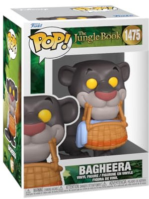 Funko Pop! Disney: TJB – Bagheera mit Basket - Jungle Book - Vinyl-Sammelfigur - Geschenkidee - Offizielle Handelswaren - Spielzeug Für Kinder und Erwachsene - Movies Fans - Modellfigur Für Sammler