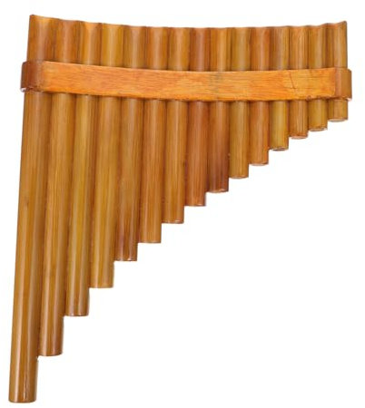 ibasenice Rohr Panflöte Aus Umweltfreundlichem Bambus Leichte Tragbare Holz-panflöte Für Anfänger Linksseitig Langlebiges Traditionelles Musikinstrument Mit Klarem Klang Für Junge Mädchen Un