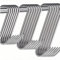 QILEMI Ganci da Macellaio Acciaio Inox 30 Pezzi Gancio a S in Acciaio Inox 121 mm/142 mm/173 mm per Macellaio Cucina Affumicatura Lavorazione della Carne