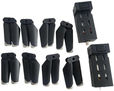QWCOZSY Kit para dron cuadricóptero Mini S128 (2 baterías + 8 hélices)